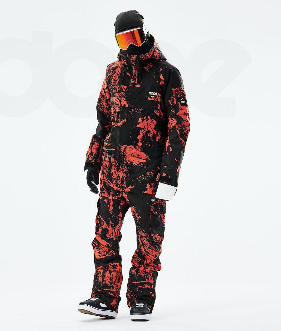 Dope Annok 2021 Paint Snowboardjakker Herre Orange | DKZG2760