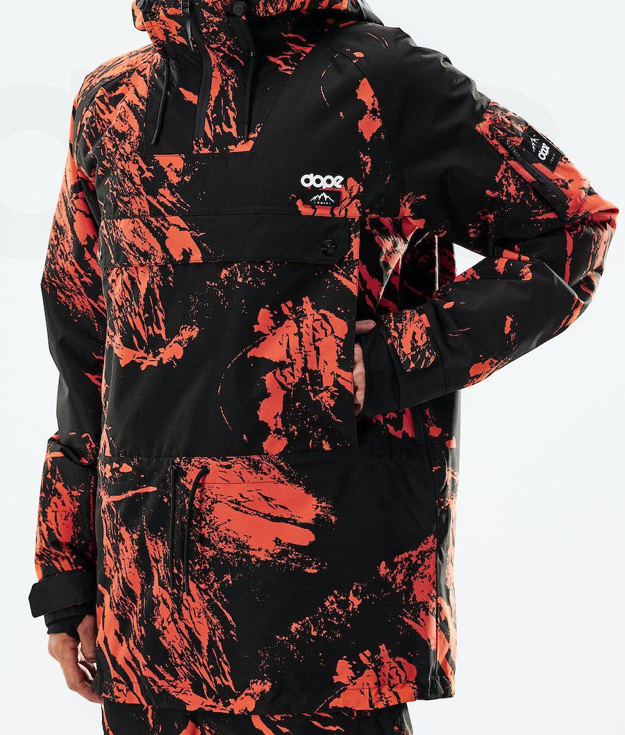 Dope Annok 2021 Paint Snowboardjakker Herre Orange | DKZG2760