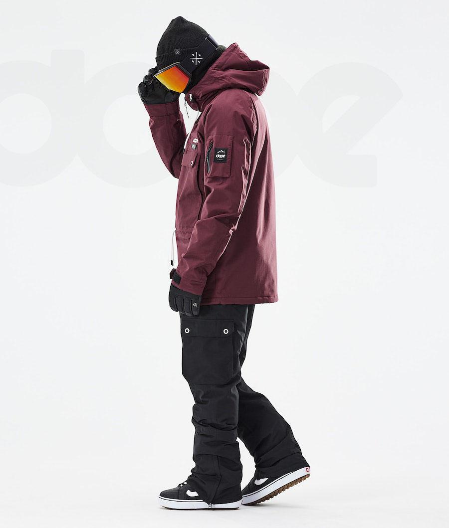 Dope Annok 2021 Snowboardjakker Herre Bordeaux | DKCE2758