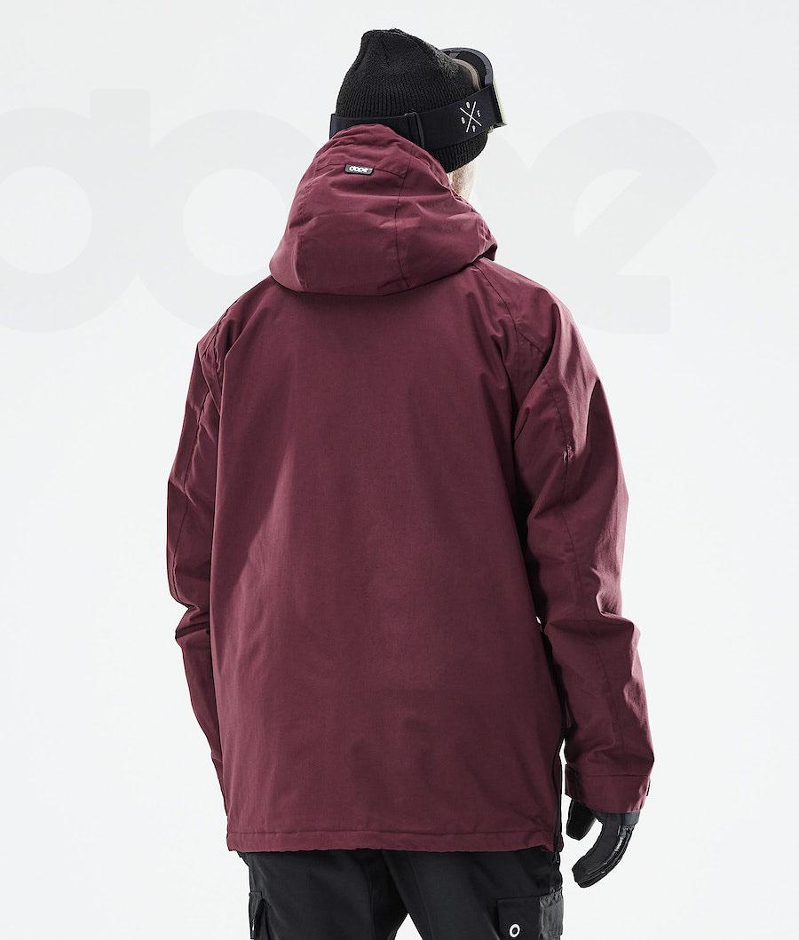 Dope Annok 2021 Snowboardjakker Herre Bordeaux | DKCE2758