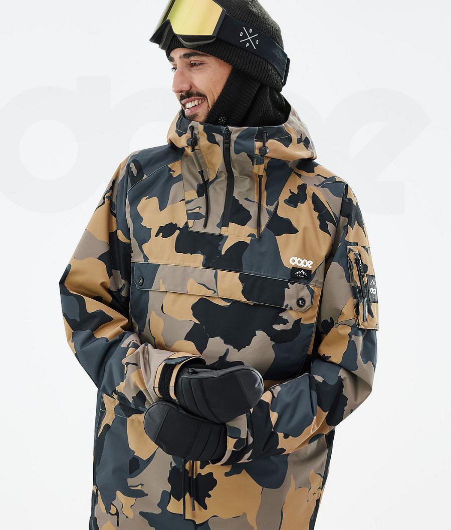 Dope Annok Snowboardjakker Herre Camo | DKQZ2753