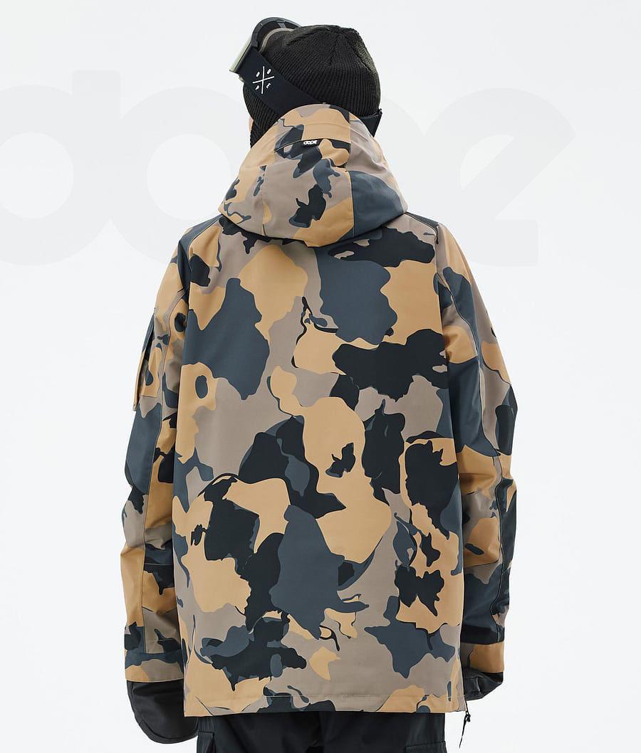 Dope Annok Snowboardjakker Herre Camo | DKQZ2753