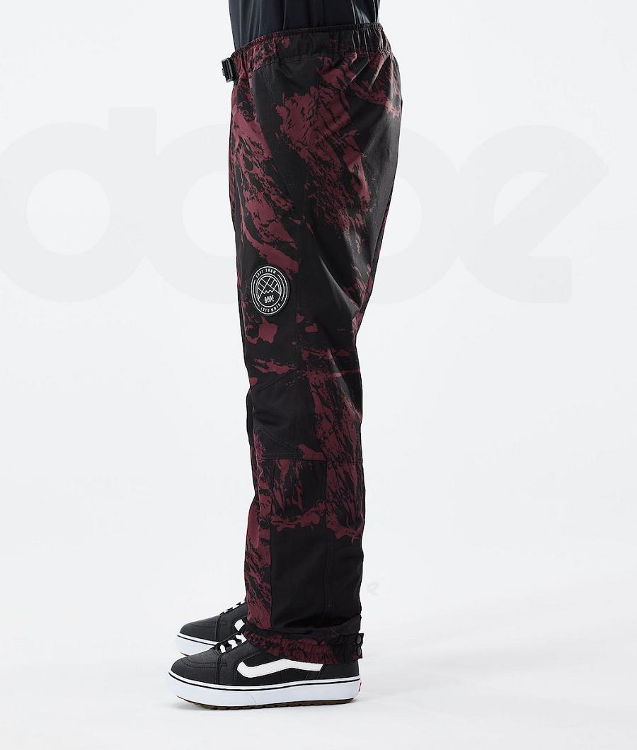 Dope Blizzard 2021 Paint Snowboard Bukser Herre Bordeaux | DKJJ2569