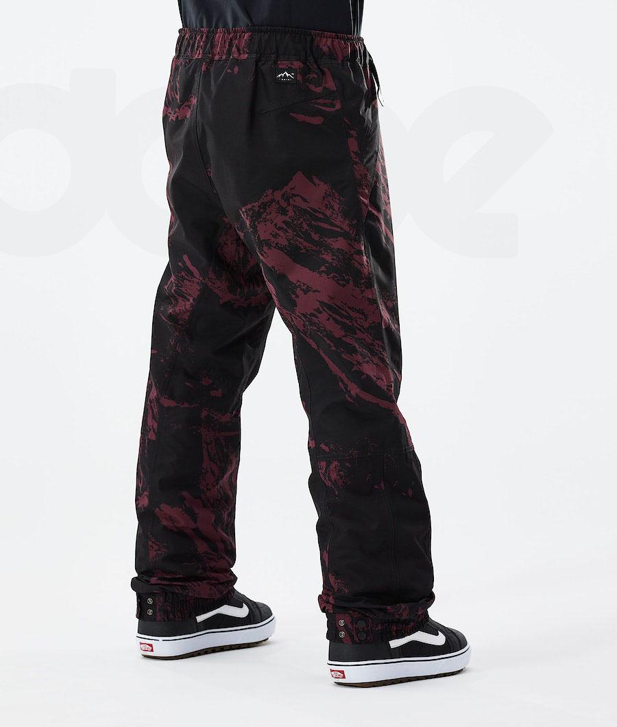 Dope Blizzard 2021 Paint Snowboard Bukser Herre Bordeaux | DKJJ2569