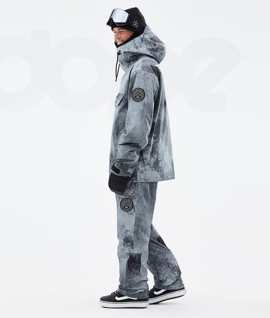 Dope Blizzard Dirt Snowboardjakker Herre Aqua | DKWY2779