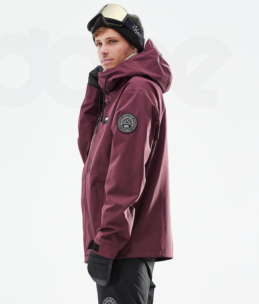 Dope Blizzard Full Zip 2021 Snowboardjakker Herre Bordeaux | DKQZ2780