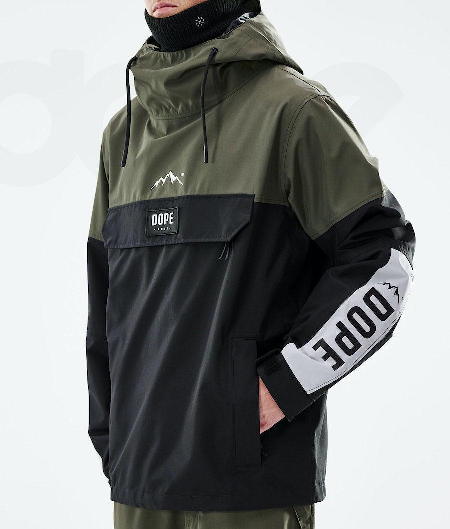 Dope Blizzard LE Limited Edition Skijakker Herre Olivengrøn Sort | DKAP2912