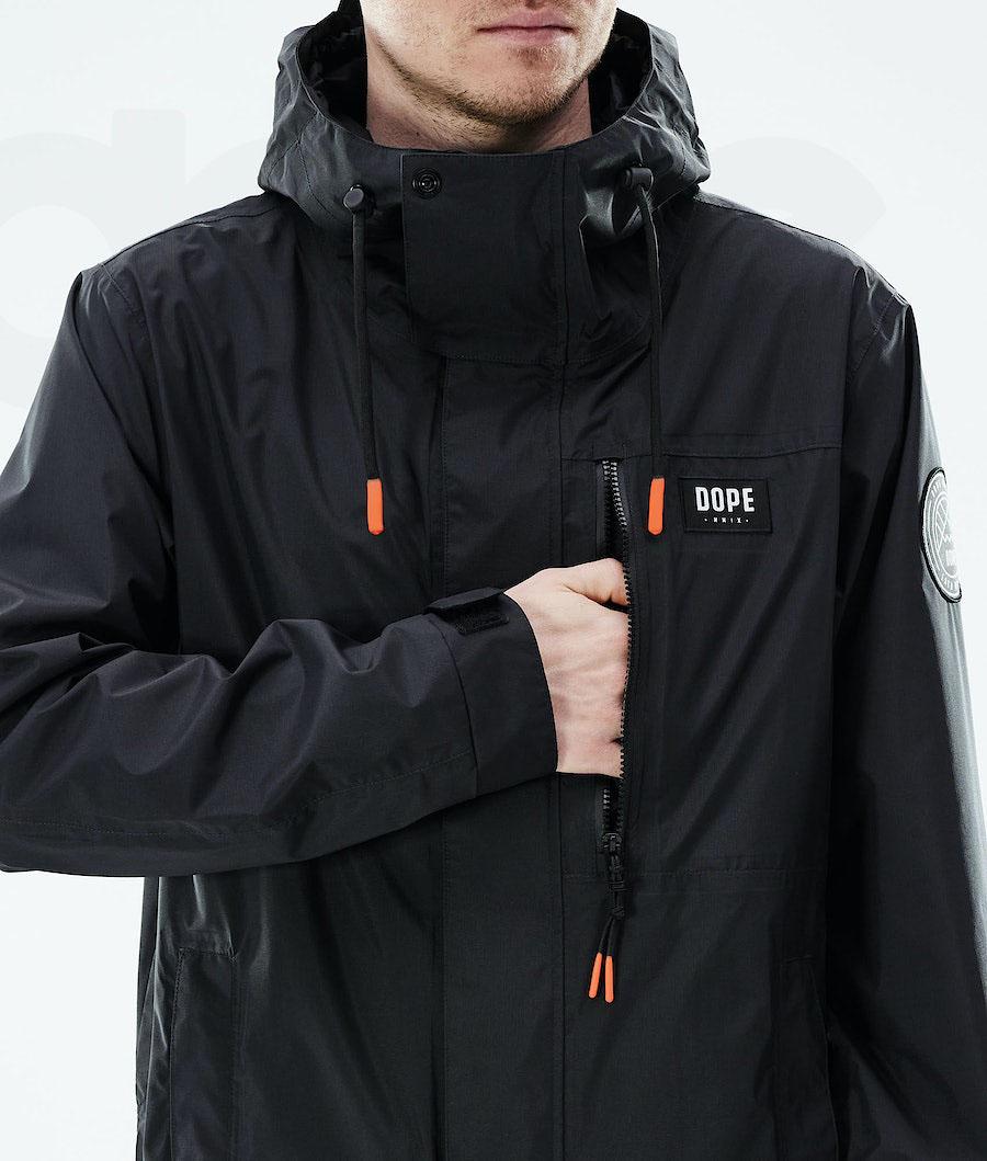 Dope Blizzard Light Full Zip Udendørs Jakker Herre Sort | DKJJ2692