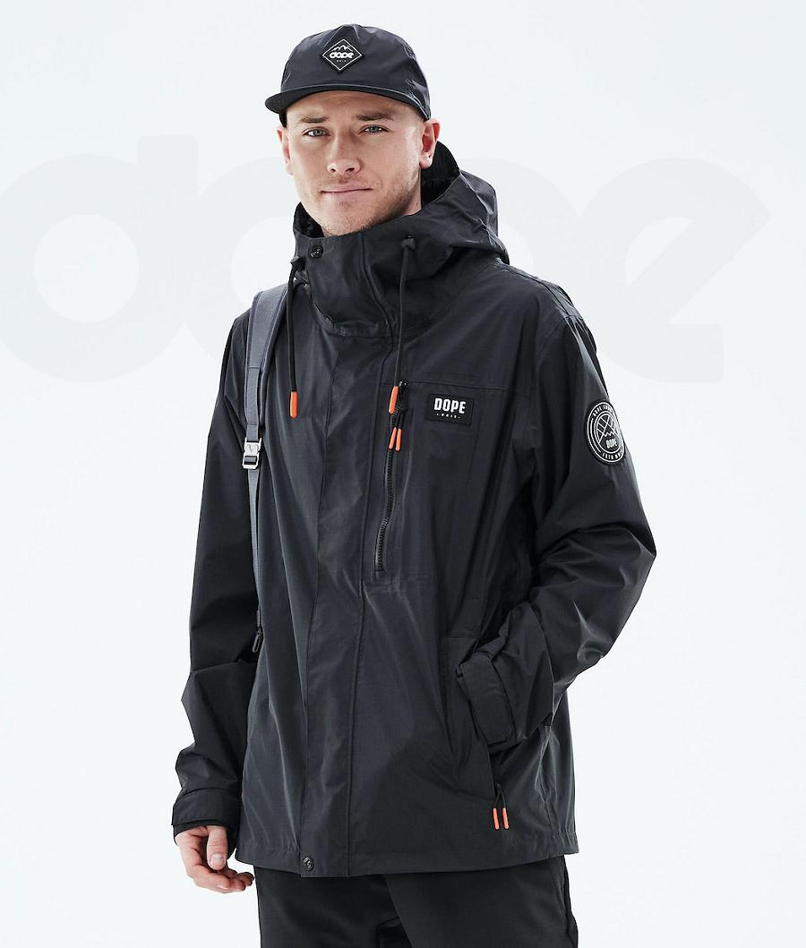 Dope Blizzard Light Full Zip Udendørs Jakker Herre Sort | DKJJ2692