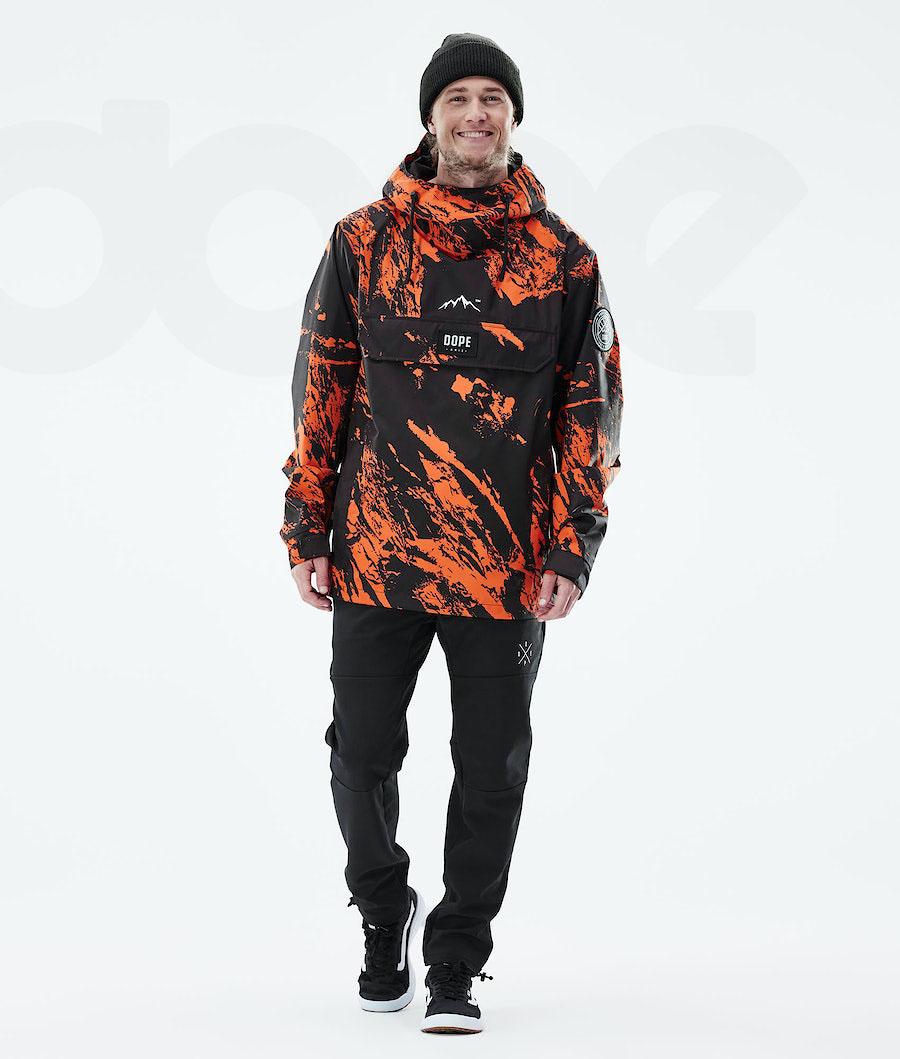 Dope Blizzard Light Paint Udendørs Jakker Herre Orange | DKHK2694