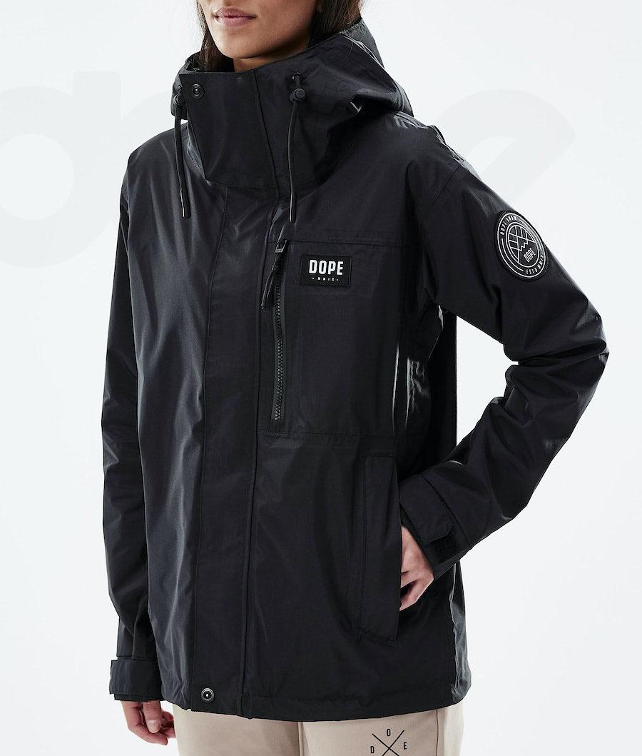 Dope Blizzard Light W Full Zip Udendørs Jakker Dame Sort | DKOR3723