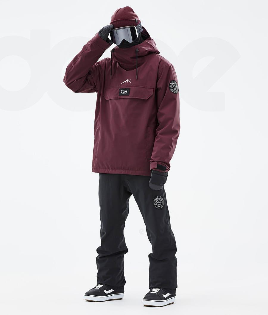 Dope Blizzard Snowboardjakker Herre Bordeaux | DKHK2764