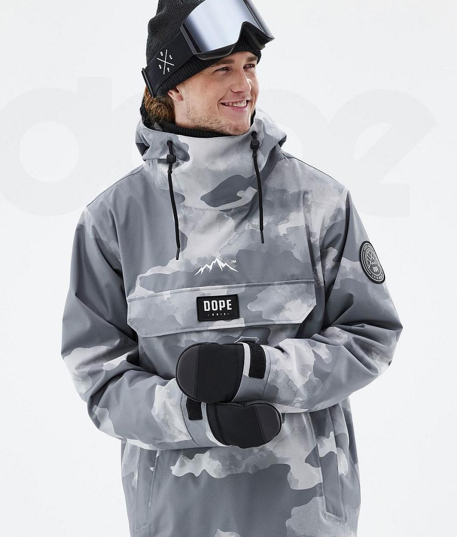 Dope Blizzard Snowboardjakker Herre Grå Camo | DKPQ2771