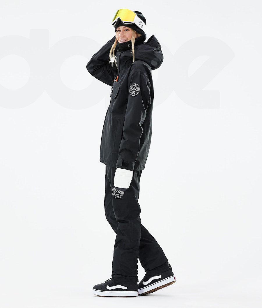 Dope Blizzard W 2021 Snowboardjakker Dame Sort | DKGL3457