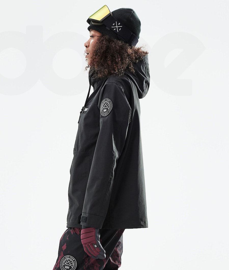 Dope Blizzard W Full Zip 2021 Skijakker Dame Sort | DKGL3638