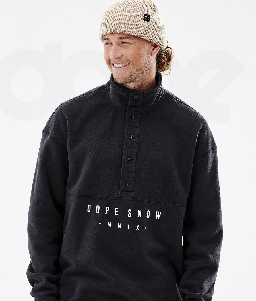 Dope Comfy Fleece Herre Sort | DKPQ3028