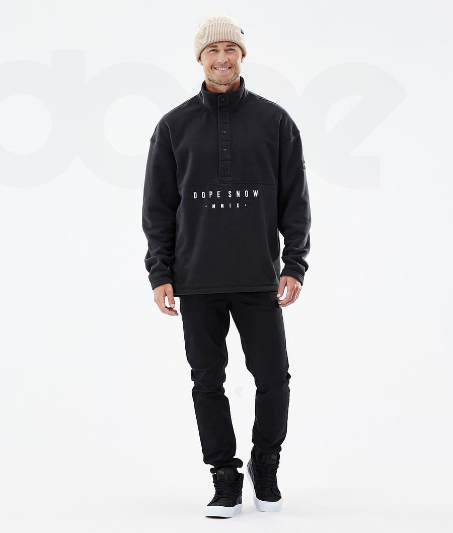 Dope Comfy Fleece Herre Sort | DKPQ3028