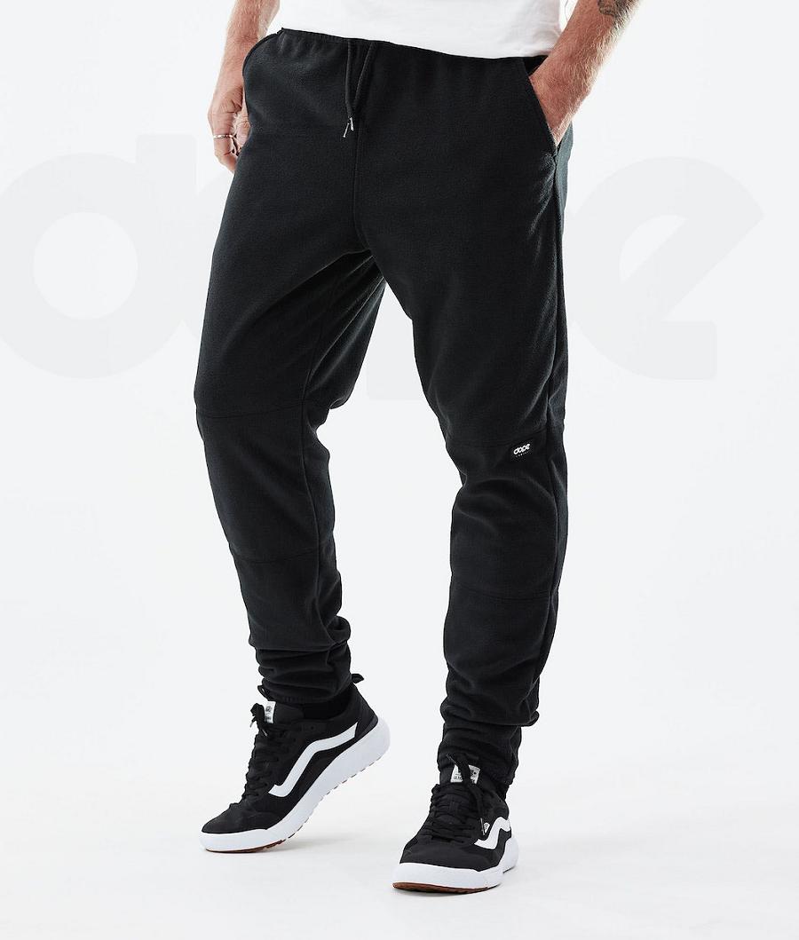 Dope Comfy Pants Fleece Herre Sort | DKAP3027