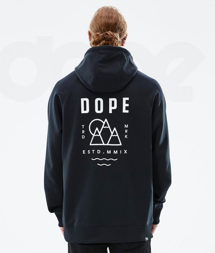 Dope Common Summit Hættetrøje Herre Sort | DKEX3009