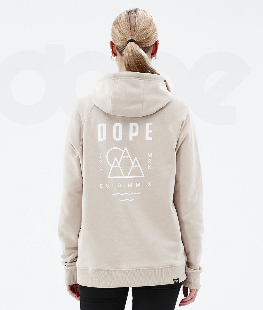 Dope Common W Summit Hættetrøje Dame Brune | DKGL3839