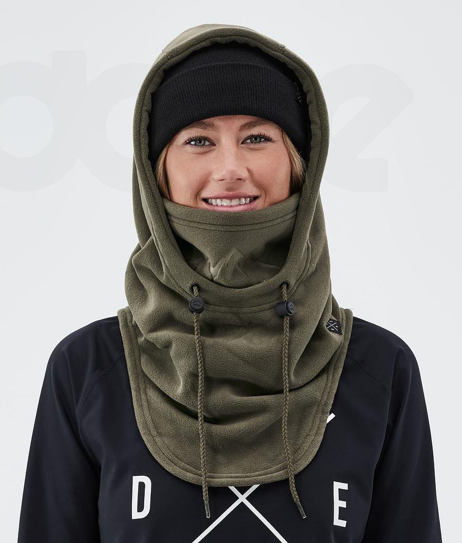 Dope Cozy Hood II Maske Dame Olivengrøn Grøn | DKIS3984