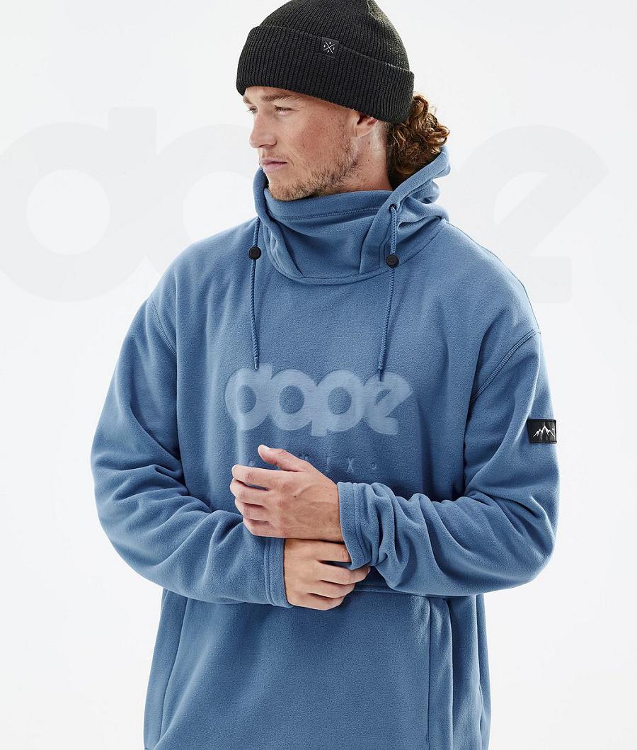 Dope Cozy II 2020 Tucks Fleece Herre Blå Grå | DKQZ3037