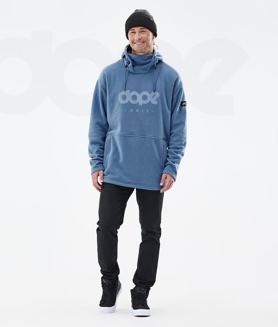 Dope Cozy II 2020 Tucks Fleece Herre Blå Grå | DKQZ3037