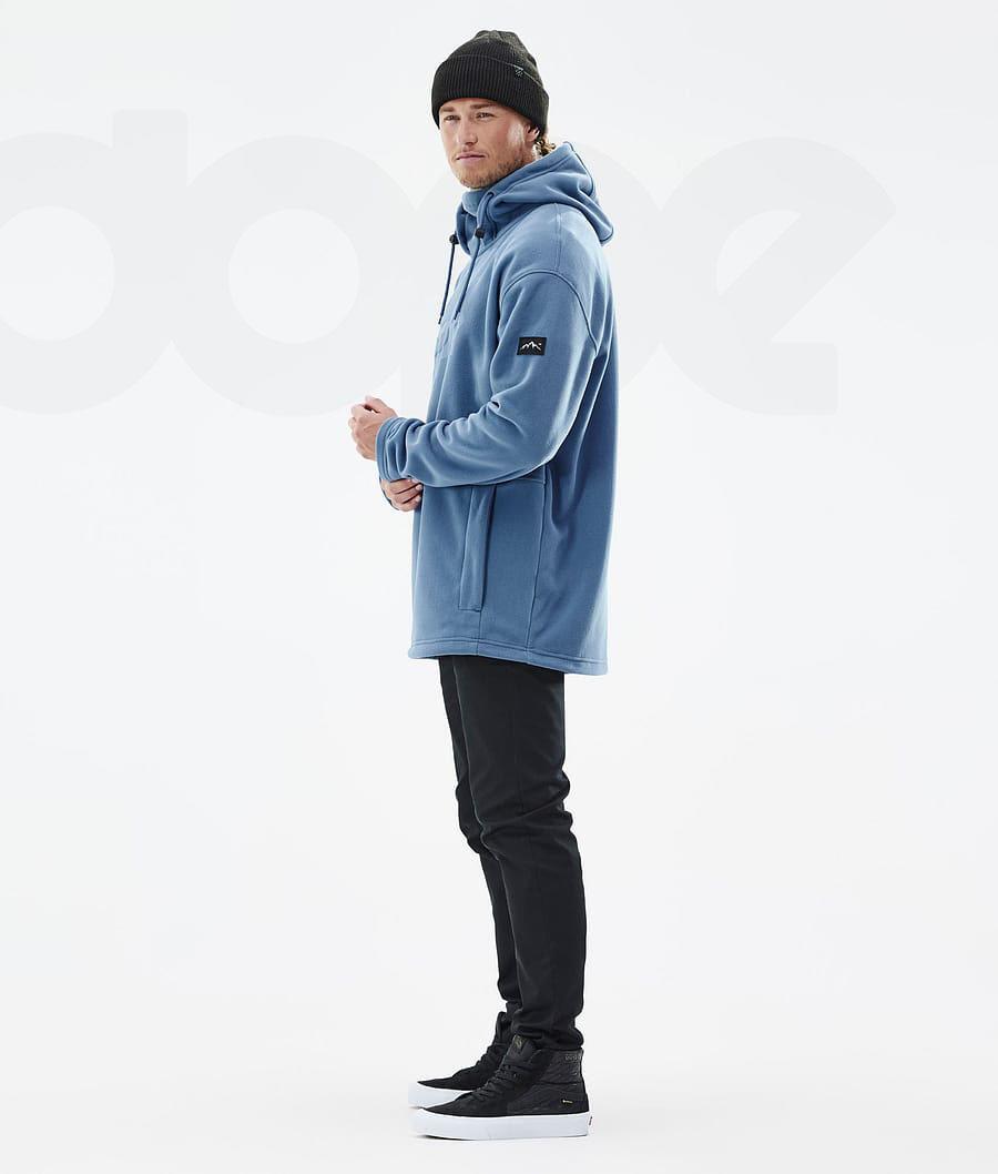 Dope Cozy II 2020 Tucks Fleece Herre Blå Grå | DKQZ3037