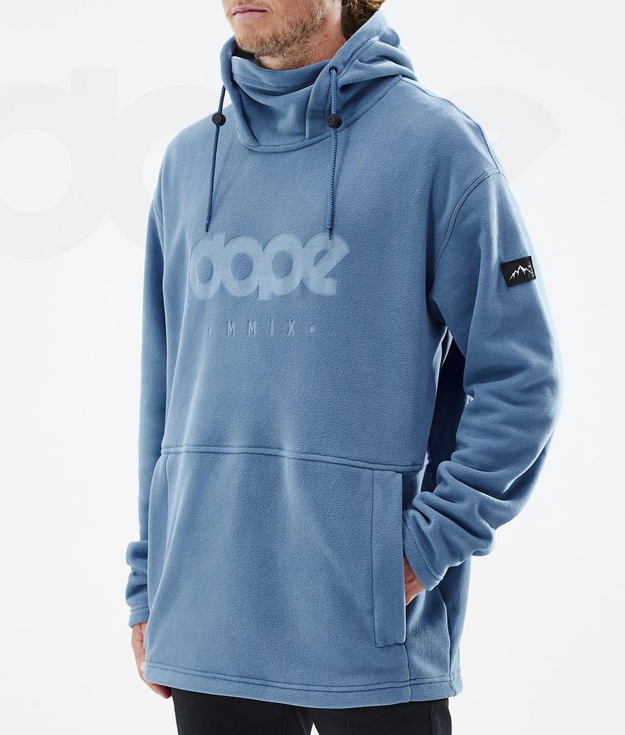 Dope Cozy II 2020 Tucks Fleece Herre Blå Grå | DKQZ3037