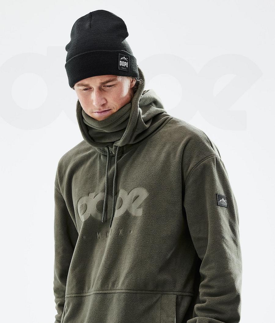 Dope Cozy II 2021 Fleece Herre Olivengrøn Grøn | DKBC3040