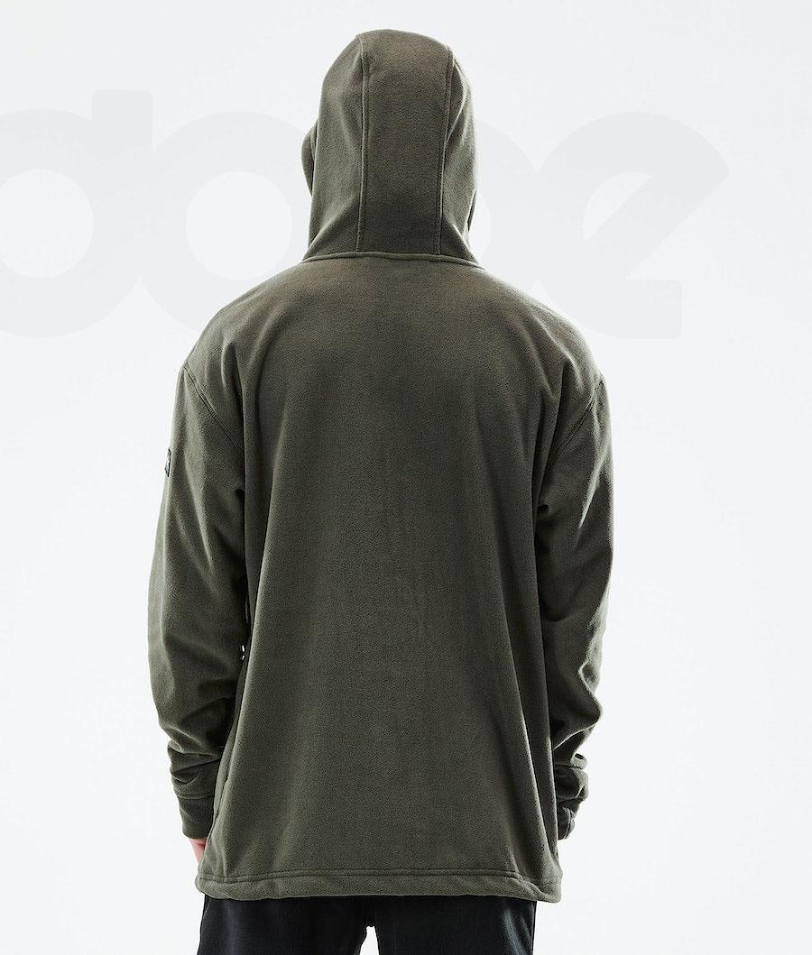 Dope Cozy II 2021 Fleece Herre Olivengrøn Grøn | DKBC3040