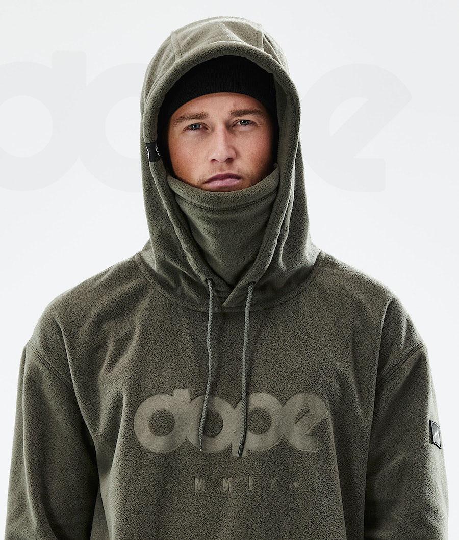 Dope Cozy II 2021 Fleece Herre Olivengrøn Grøn | DKBC3040