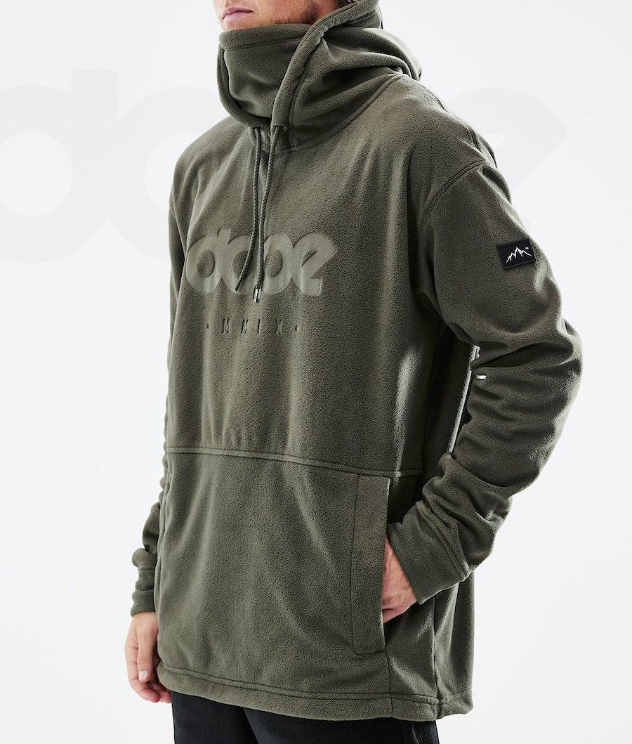 Dope Cozy II 2021 Fleece Herre Olivengrøn Grøn | DKBC3040