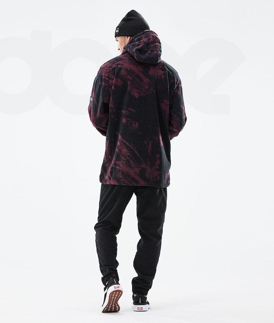 Dope Cozy II 2021 Paint Fleece Herre Bordeaux | DKCE3042