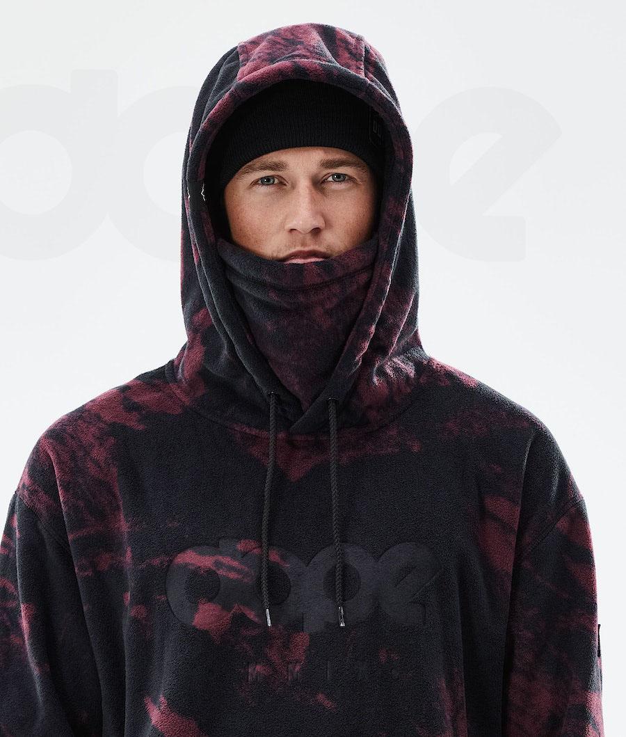 Dope Cozy II 2021 Paint Fleece Herre Bordeaux | DKCE3042