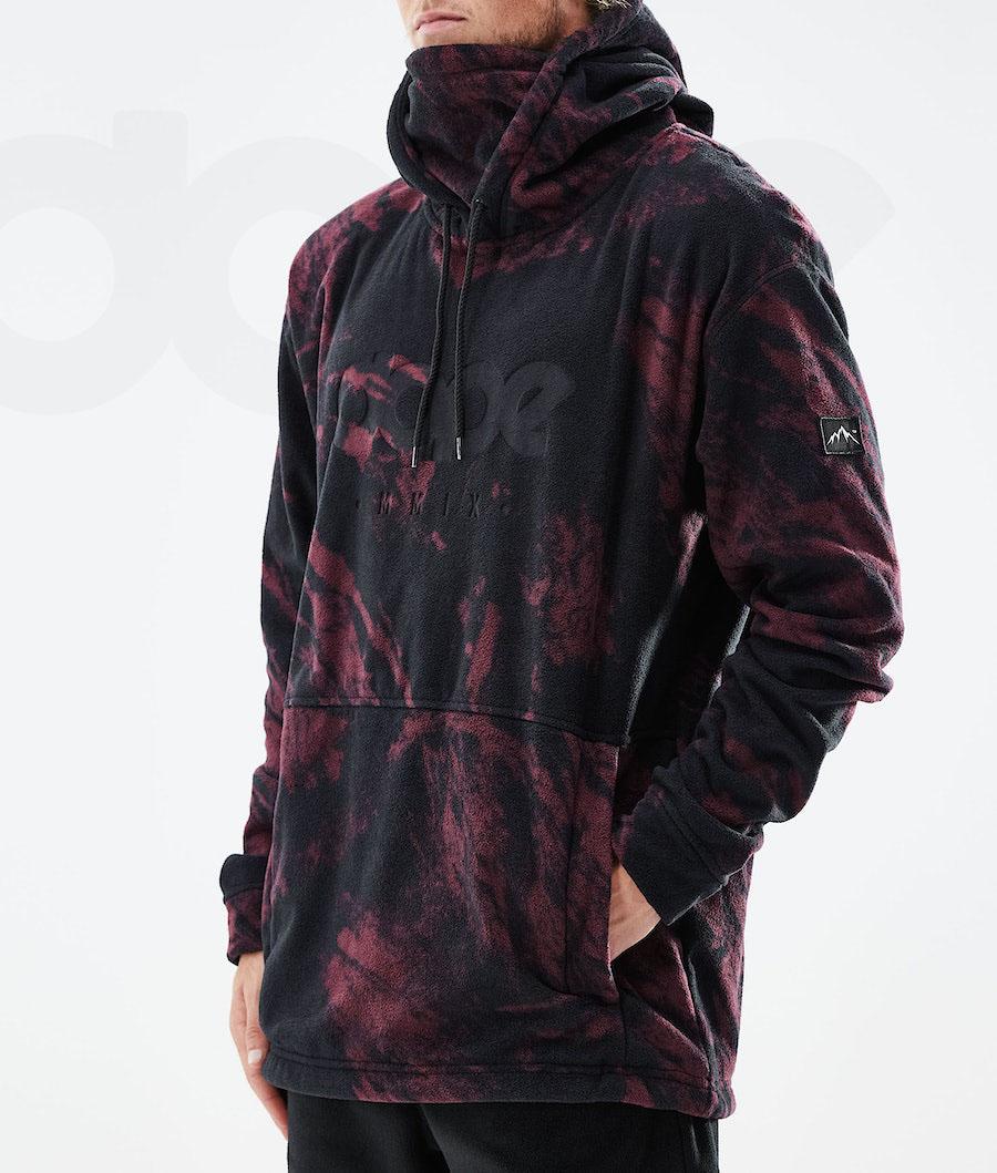 Dope Cozy II 2021 Paint Fleece Herre Bordeaux | DKCE3042