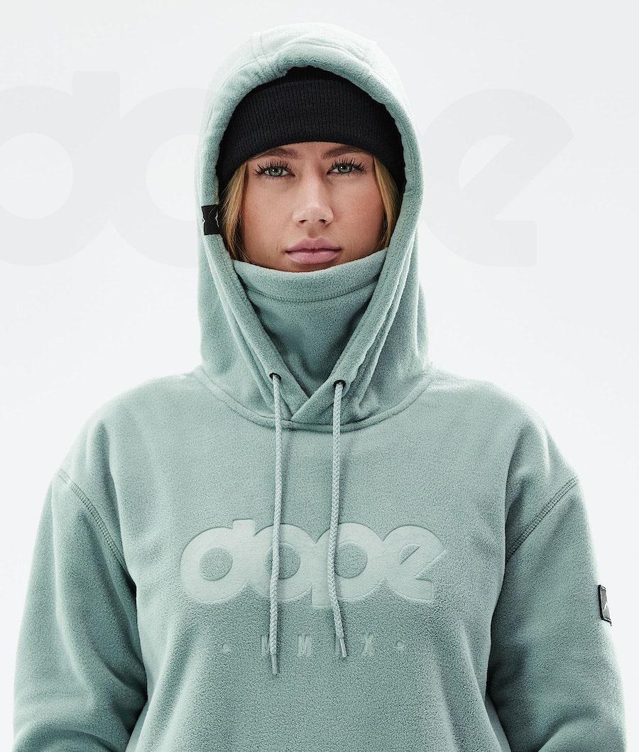 Dope Cozy II W 2021 Fleece Dame Grøn | DKFM3874