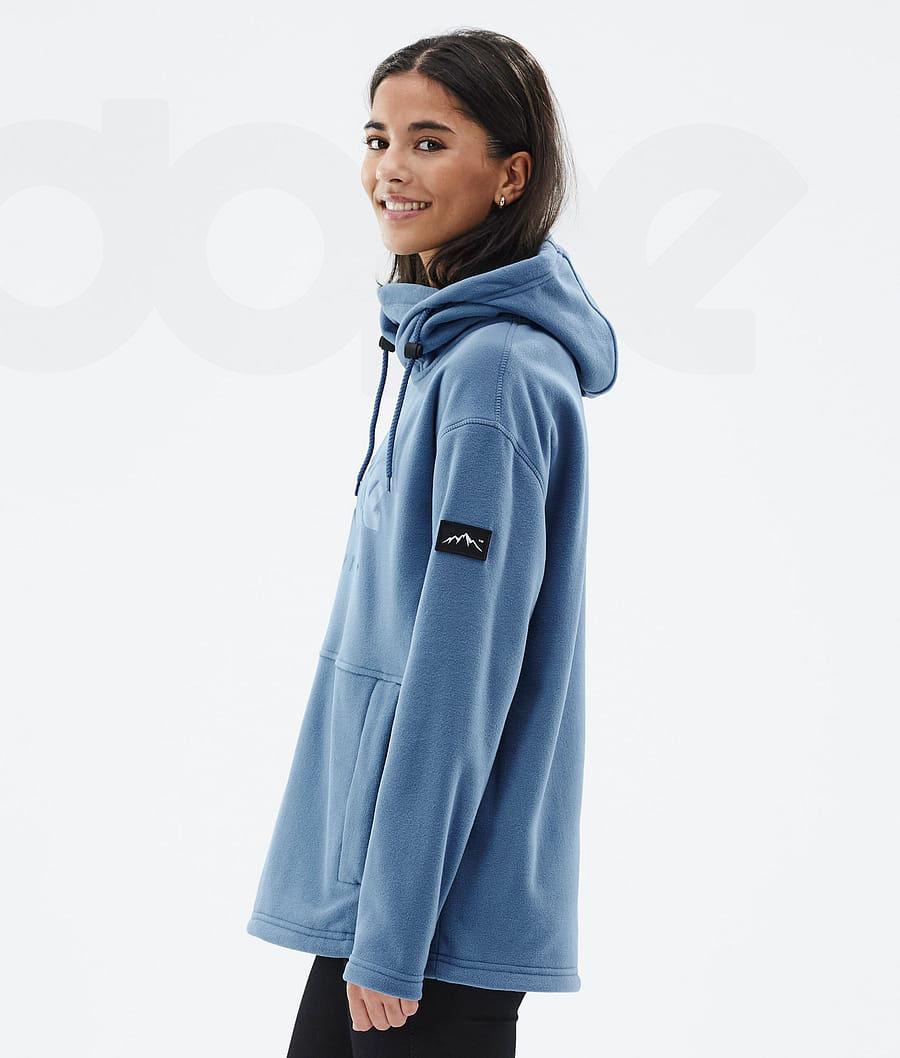 Dope Cozy II W Fleece Dame Blå Grå | DKLH3868