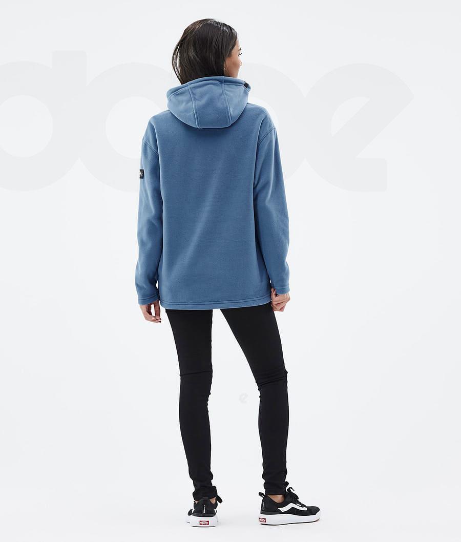 Dope Cozy II W Fleece Dame Blå Grå | DKLH3868