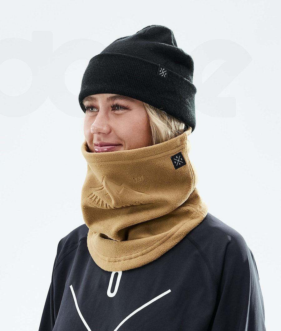 Dope Cozy Tube Maske Dame Guld | DKWY3990