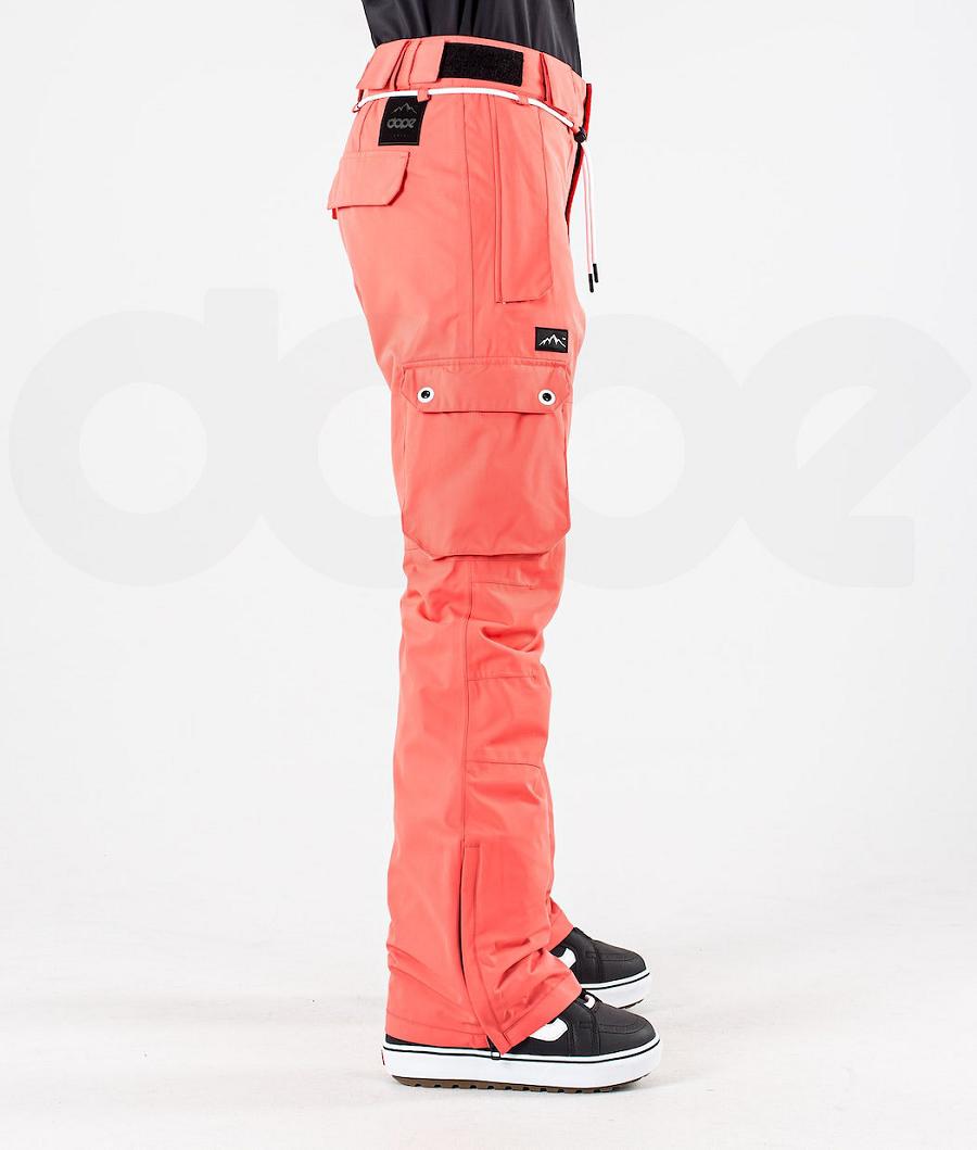 Dope Iconic W 2020 Snowboard Bukser Dame Orange | DKMA3278