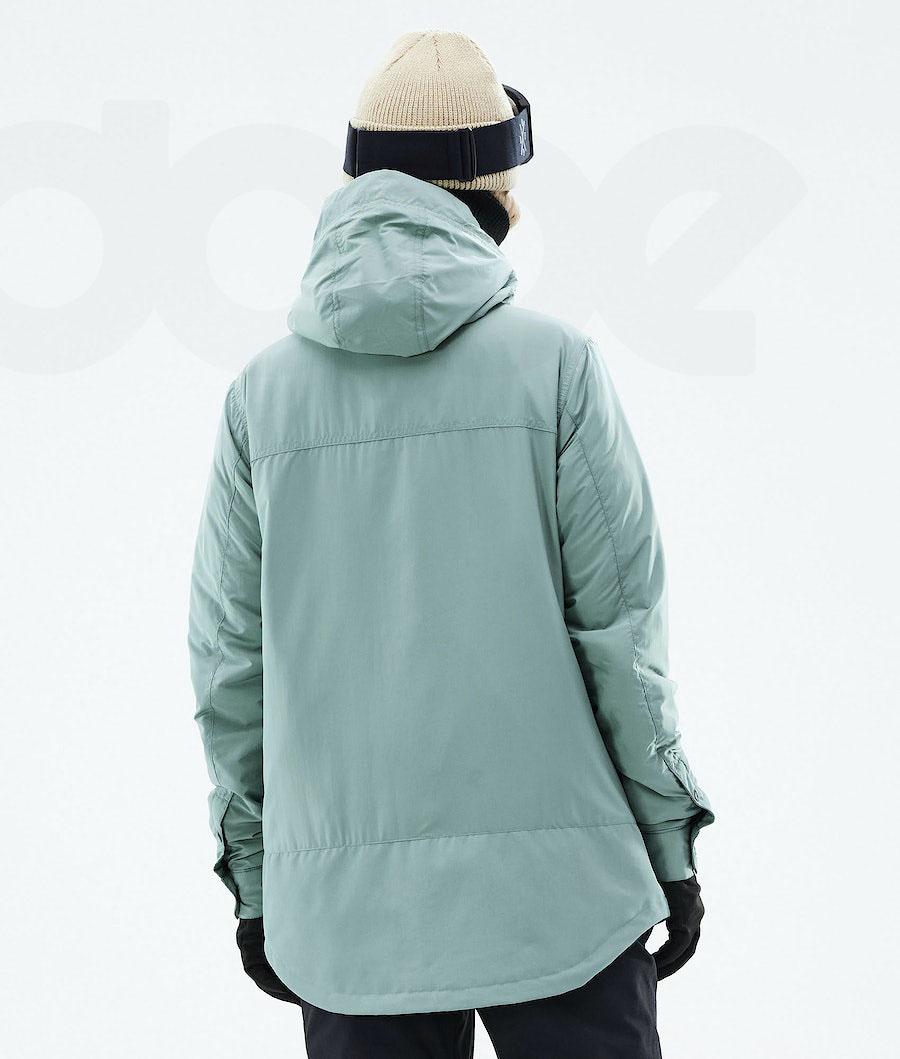 Dope Insulated W Snowboardjakker Dame Grøn | DKOR3488