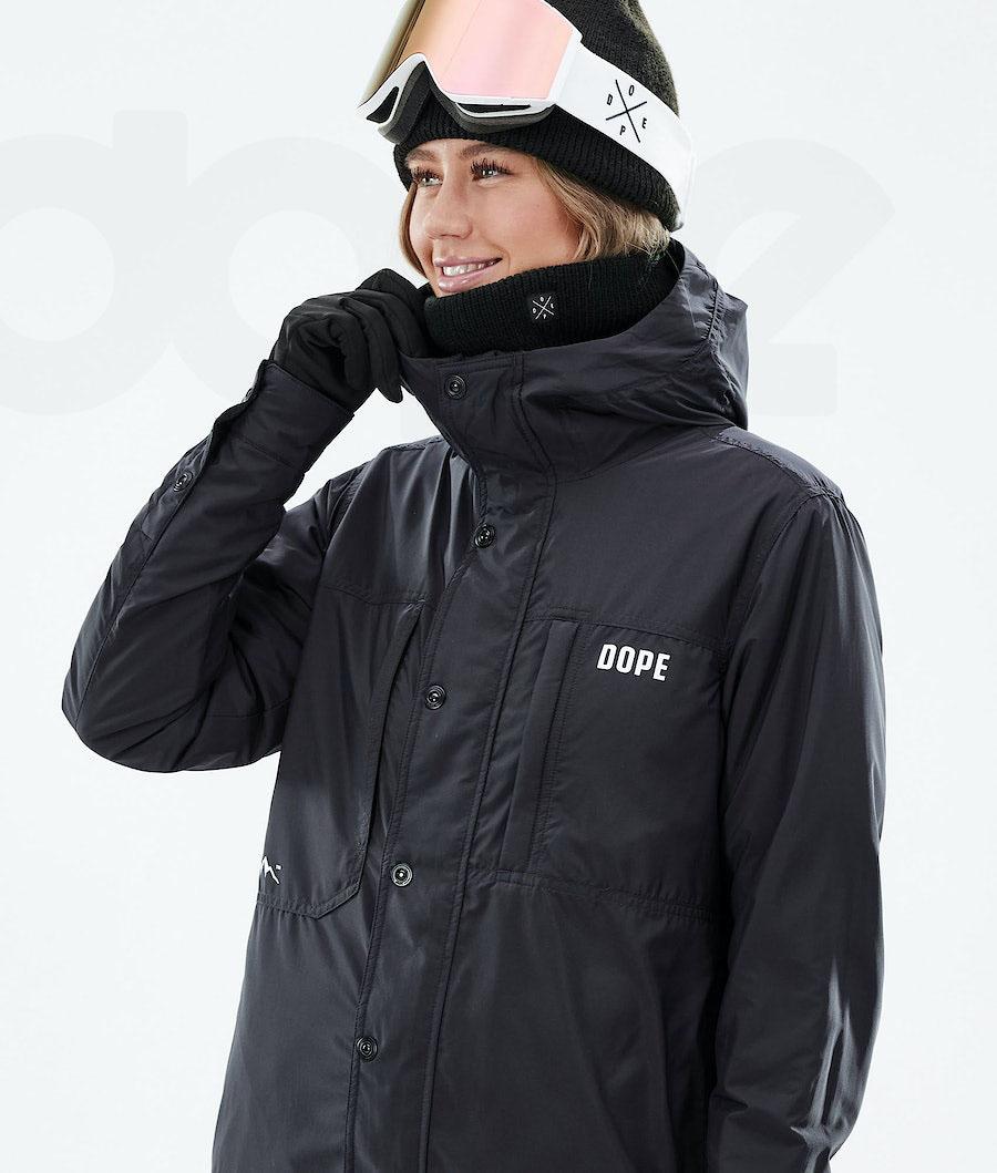 Dope Insulated W Snowboardjakker Dame Sort | DKIS3489