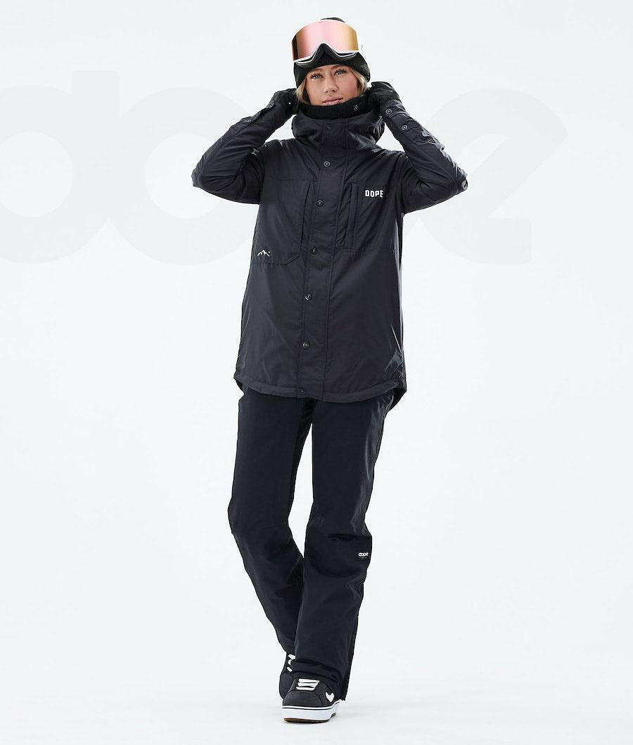 Dope Insulated W Snowboardjakker Dame Sort | DKIS3489