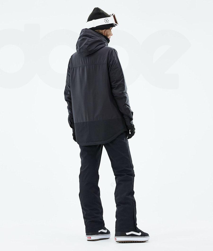 Dope Insulated W Snowboardjakker Dame Sort | DKIS3489