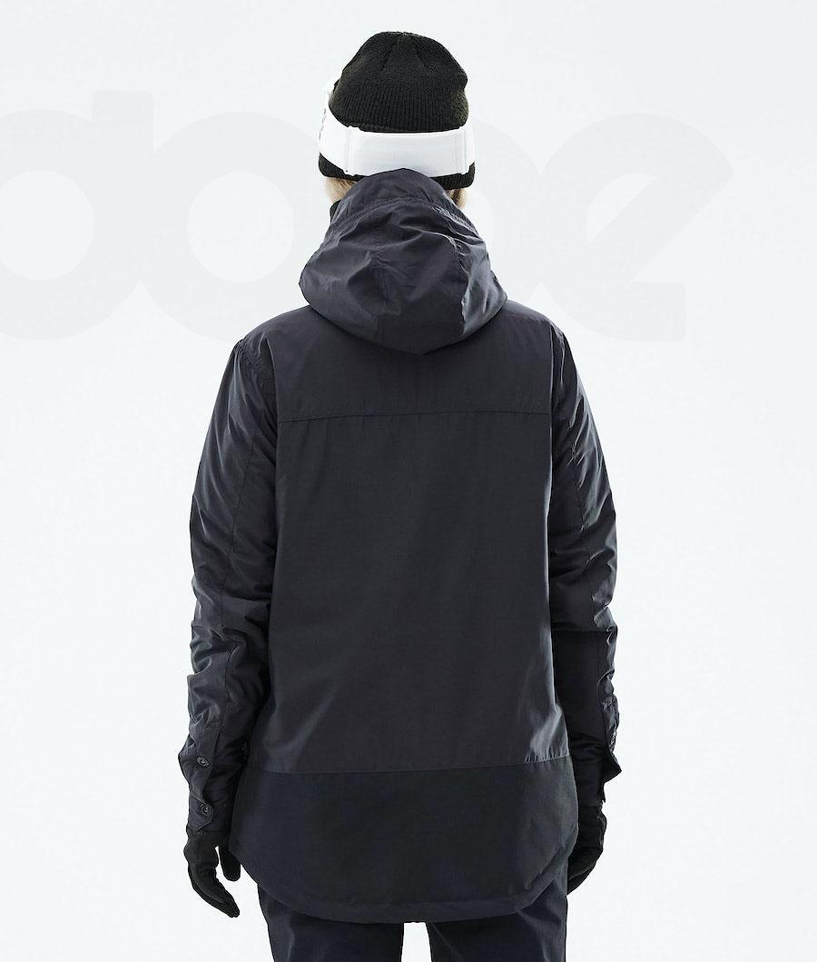 Dope Insulated W Snowboardjakker Dame Sort | DKIS3489