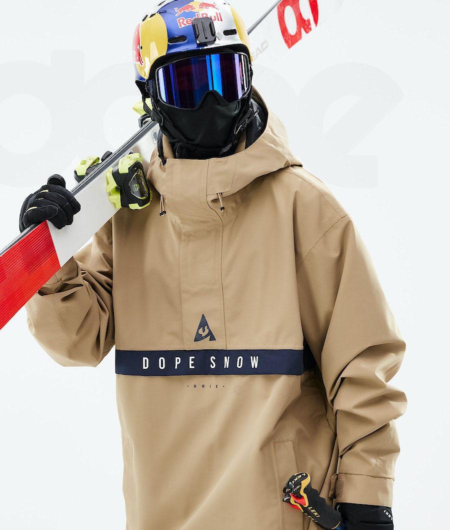 Dope JT Legacy Skijakker Herre Khaki Blå | DKNB2924