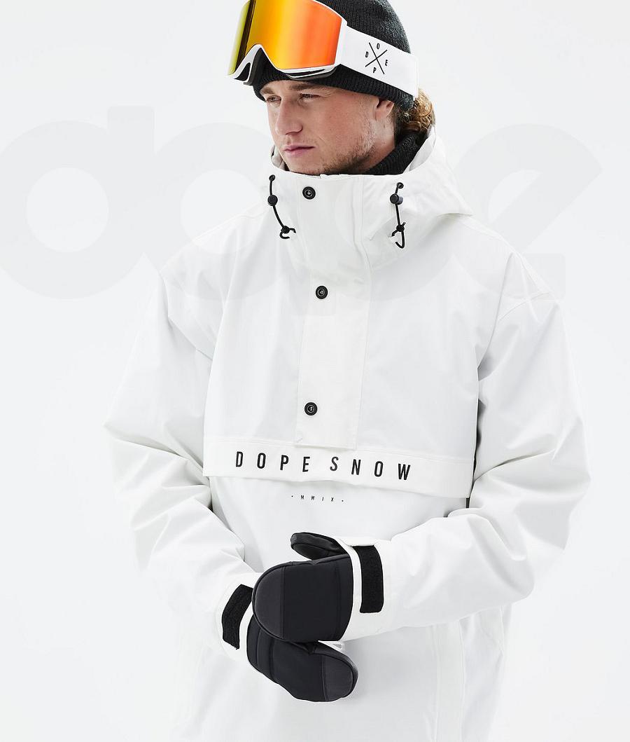 Dope Legacy Old Snowboardjakker Herre Hvide | DKZG2805