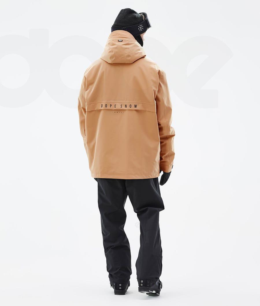 Dope Legacy Skijakker Herre Khaki Gul | DKSO2929