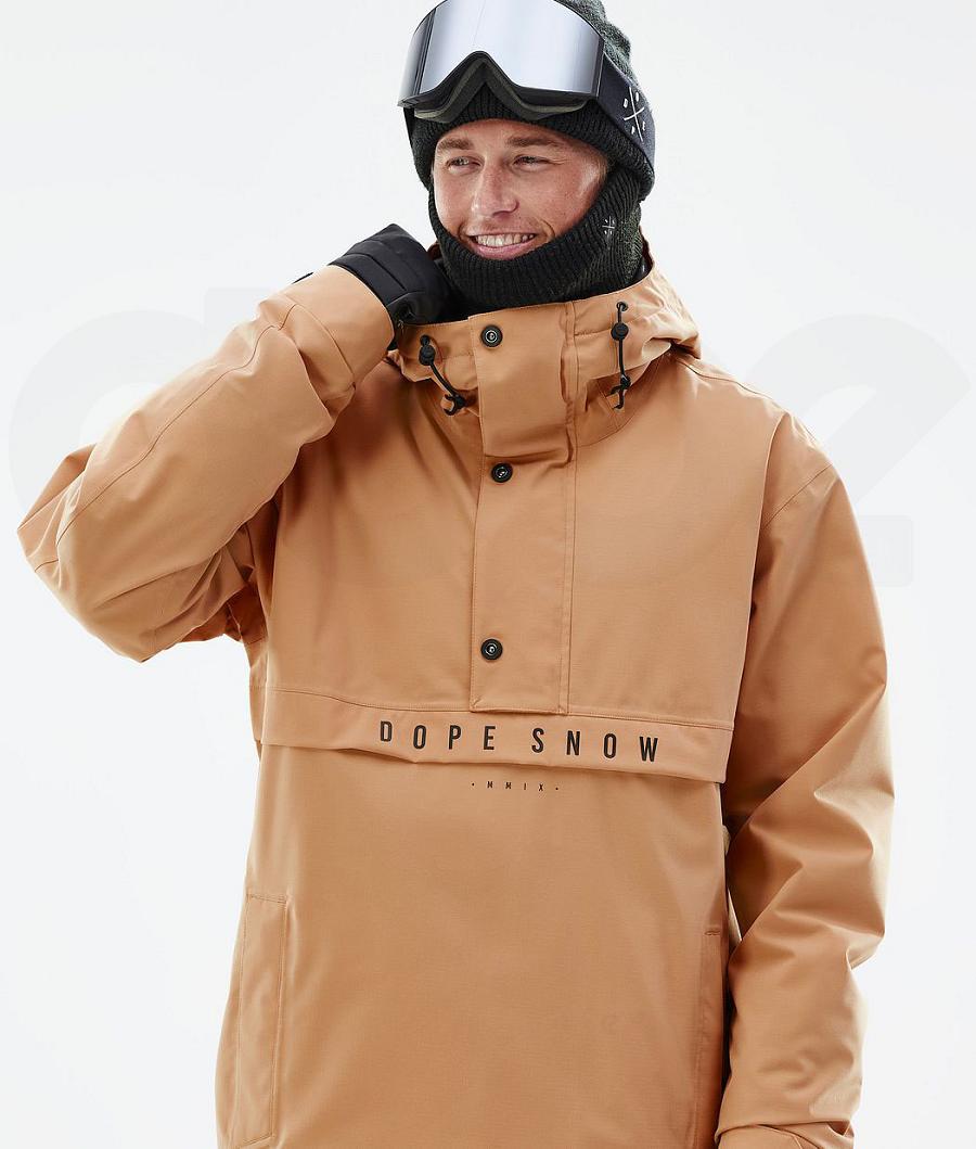 Dope Legacy Snowboardjakker Herre Khaki Gul | DKNB2800